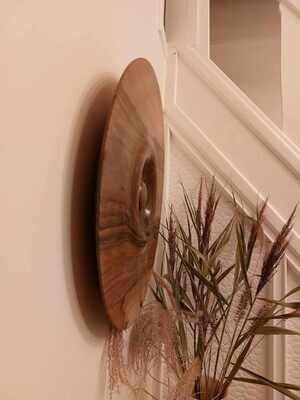 Houten wanddecoratie Notelaar