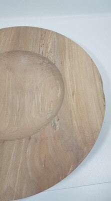 Houten schaal, handmade, handgemaakt in België op de houtdraaibank, houtsoort 'Vervuurde Plataan' , #2