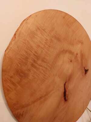 Houten wanddecoratie uit Perenhout
