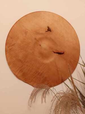 Houten wanddecoratie uit Perenhout