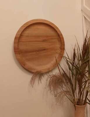 Houten wanddecoratie Vervuurde plataan