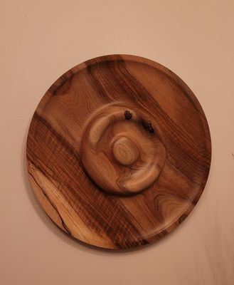 Houten wanddecoratie Walnoot Notelaar