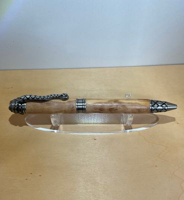 Spaans Olijf balpen Serpent Antique Pewter