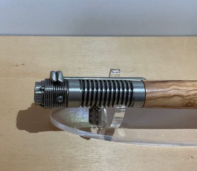 Spaans Olijf balpen Motor Antique Pewter