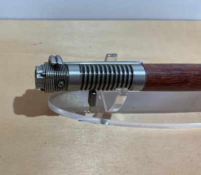Leopard Wood balpen Motor Antique Pewter