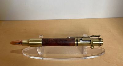 Thuya Burr balpen Bolt Action Antique Brass