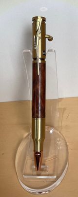 Thuya Burr balpen Bolt Action Antique Brass