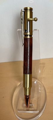 Thuya Burr balpen Bolt Action Antique Brass