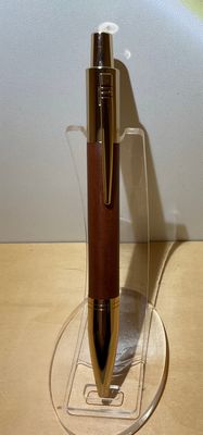 Pruimenhout balpen Vesper Goud