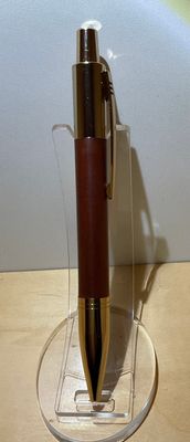 Pruimenhout balpen Vesper Goud