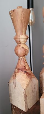 Trio Japanse takkenvaas vervuurde Beuk