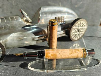 Massur Berk luxevulpen Empress vergulde accenten en Swarovski